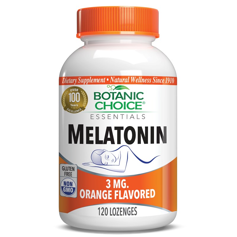 Melatonin Orange Flavored Lozenges 3 mg.
